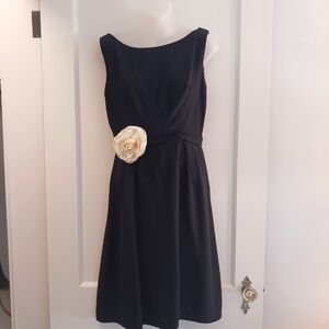 Black Crepe Cocktail Dress